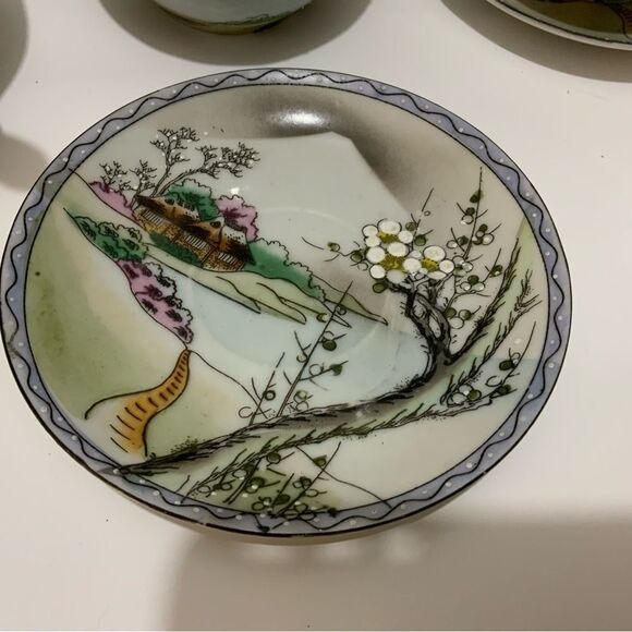 Vintage, Hand Painted Japanese Tea Set Antique - Picture 15 of 16